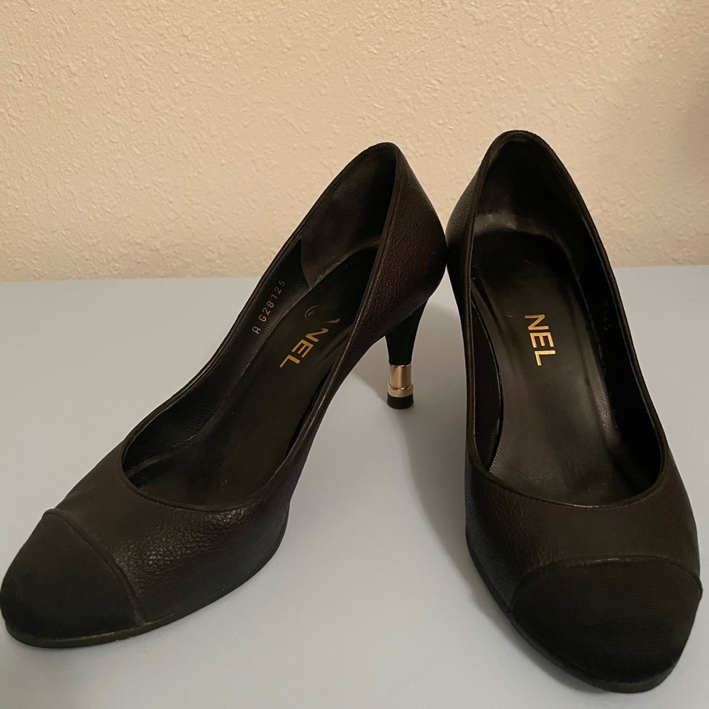 CHANEL Black Heels